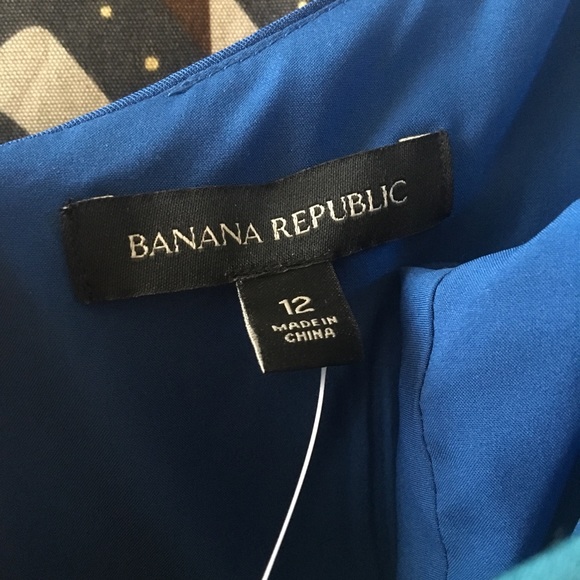 Banana republic navy floral dress - Picture 4 of 4
